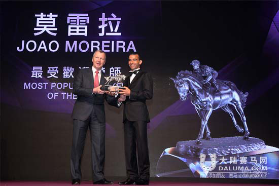 莫雷拉当选最受欢迎骑师 大陆赛马网.png