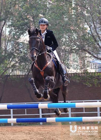 2015年内蒙古自治区青少年马术锦标赛场地障碍赛呼市举行