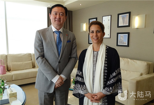 哈雅公主:希望马术运动在中国有更大发展 大陆赛马网.jpg