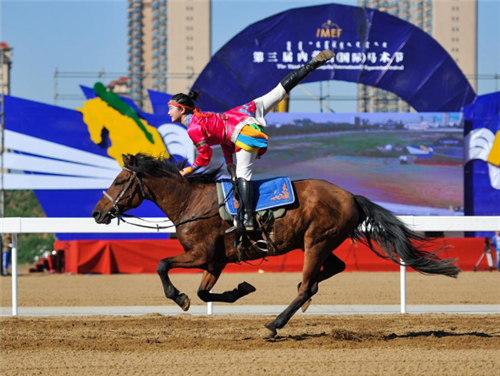 第三届内蒙古（国际）马术节在呼和浩特开幕