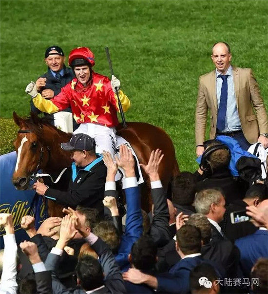 国庆大逆转:CHC“极选”反超7匹马勇夺50万澳币一级赛冠军 大陆赛马网3.jpg