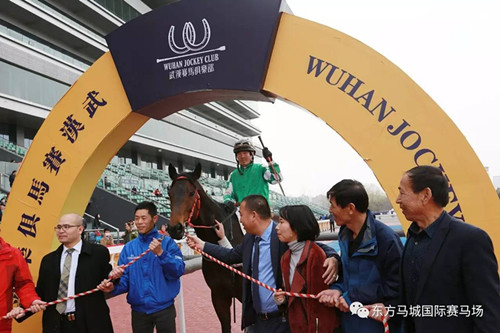 山西玉龙旗下赛驹“玉龙神耀”武汉夺冠