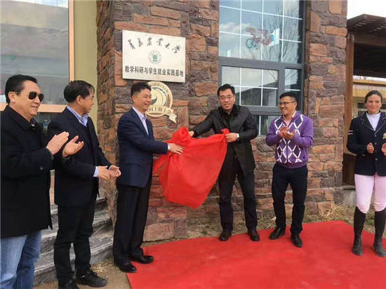 学校马科学教学科研与学生就业实践基地济南揭牌