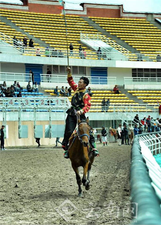 香格里拉传统赛马节盛装启幕 尽展康巴文化盛宴5.jpg