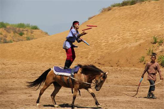 大型历史马术实景剧《永远的成吉思汗》震撼开演