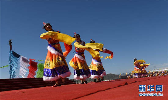 第十一届格萨尔赛马节在甘南玛曲开幕