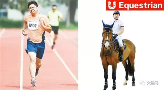 马术骑手里
，游泳跑步数他最快�！郑文杰全运会代表河南率先摘金