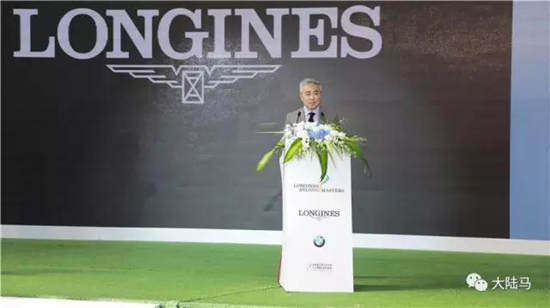 浪琴中国区副总裁李力
：没有多美马术
，中国马术发展将滞后10年