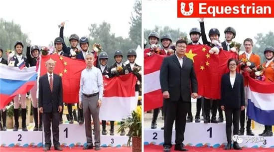 国歌奏响在马术赛场！10多岁小骑手们用两个冠军致敬国庆节