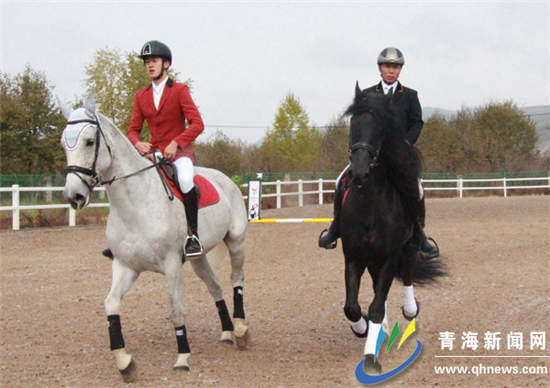 青海省首届“西沃瑞”杯马术邀请赛在大通县开赛