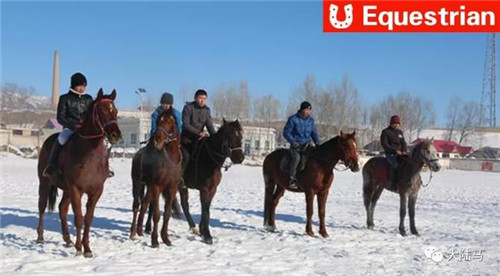 新疆昭苏普及马术运动
：喀尔坎特学校开设马术特长班已三年