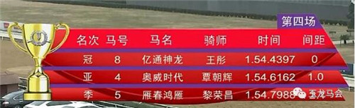 孙楠赛驹“来福”夺2018首冠:玉龙国际赛马公开赛1.14赛事战报11.jpg