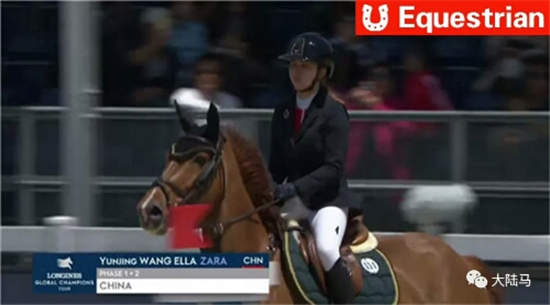 19岁女将首度亮相五星级上海环球马术冠军赛：成表现最好中国骑手！