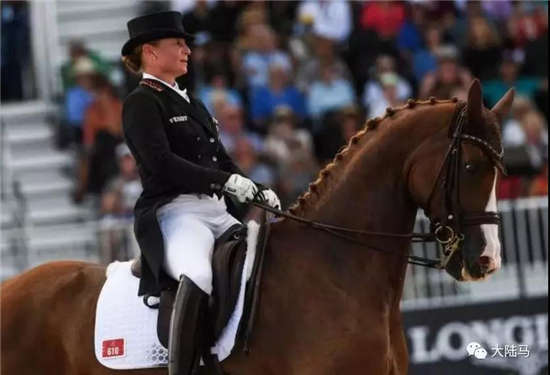 舞步女王Isabell Werth率领德国队再次斩获团体金牌，泪洒赛场