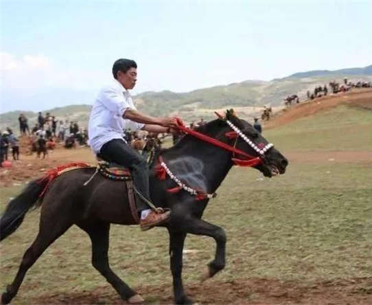 四川牛牛坝片区举办第二届民间赛马节活动