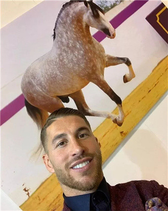 皇马球星拉莫斯购入8岁天才雌马 (2).jpg