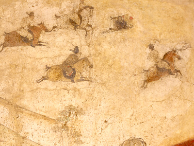 中秋国庆半价欣赏《章怀太子马球图》 大陆赛马网3