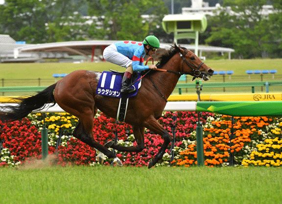 一级赛NHK一哩杯在日本东京竞马场举行:三岁赛马“锡安赞歌”夺冠 大陆赛马网.jpg