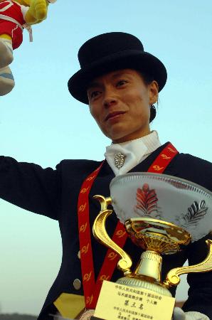 刘丽娜 2014中国马术巡回赛北京站盛装舞步骑手介绍