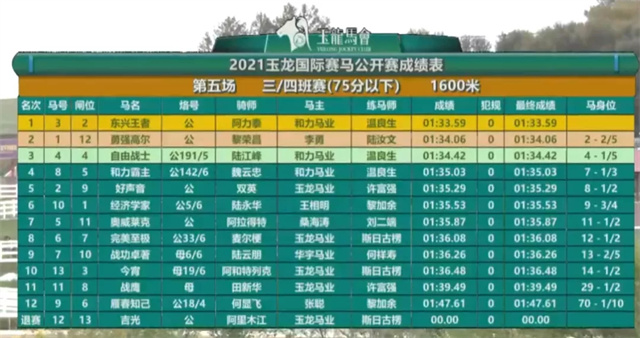 玉龙马业,国产马赛事,玉龙公开赛,赛马,马术,玉龙赛马 (7).jpg