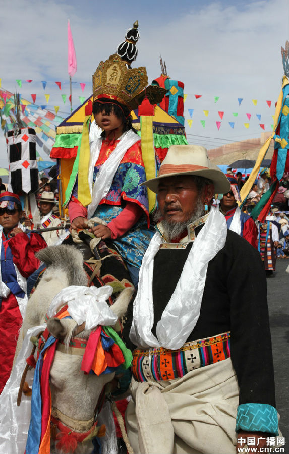 2013年西藏江孜达玛节在后藏古城江孜正式开幕 大陆赛马网