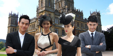 唐顿庄园示范马术礼仪 上海环球马术冠军赛明星名媛着装打几分�？