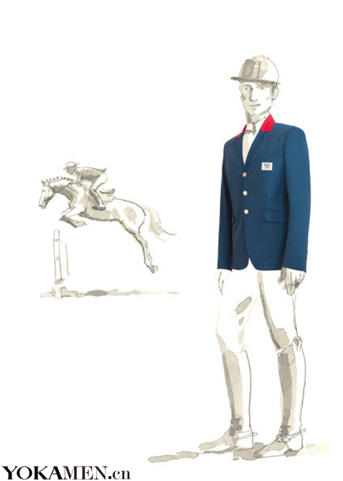 爱马仕获选为2012年奥运盛会法国马术代表队设计服装
