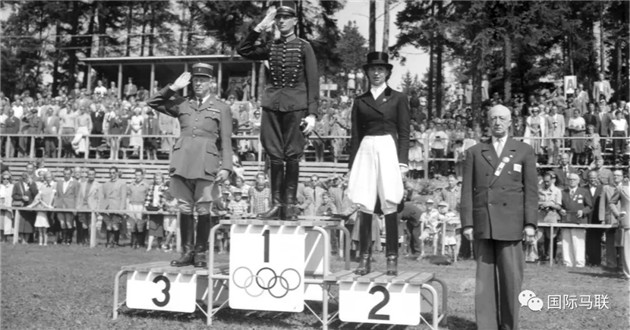 1952年赫尔辛基奥运会马术比赛首迎女骑手:曾身患小儿麻痹症骑手获银牌 青马网大陆马 (1).jpg