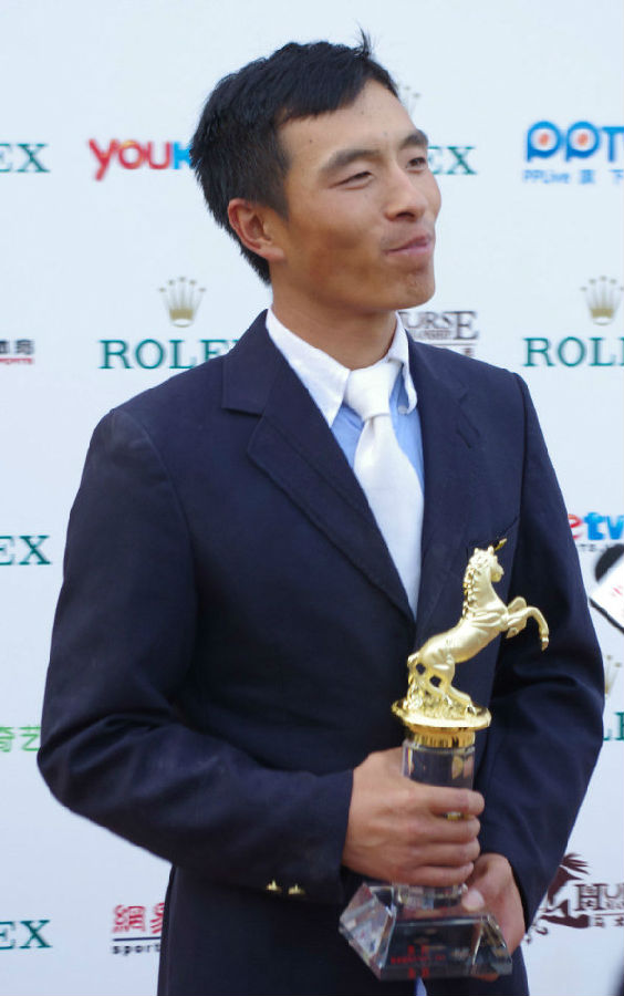 2014中国马术巡回赛北京站国内专业骑手介绍秦林 大陆赛马网.jpg