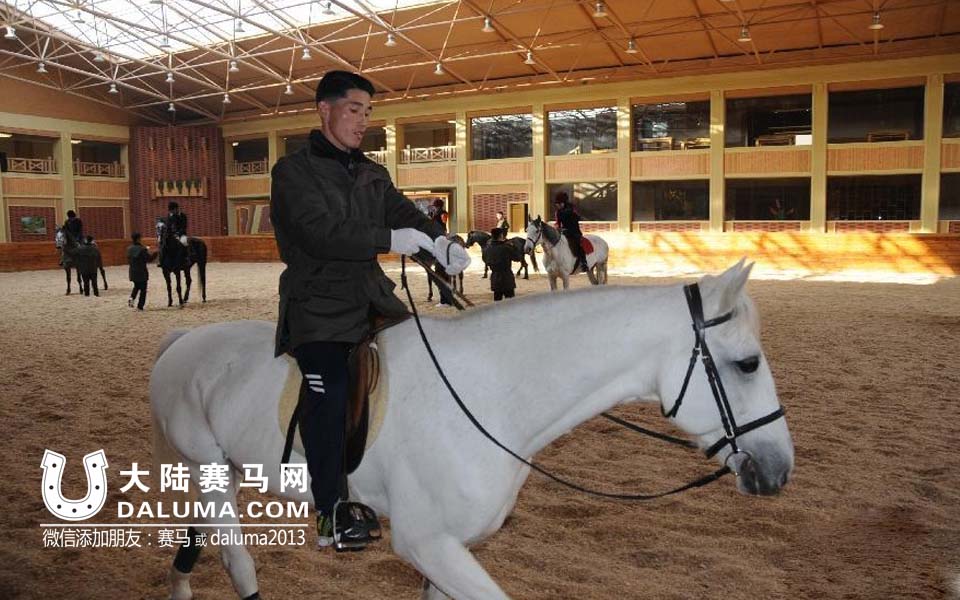 探访朝鲜美林马术俱乐部：陈列金正恩7岁时骑马照